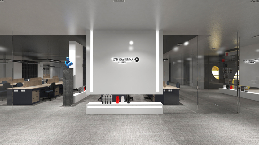 中山辦公空間設計+辦公家具定制項目|時刻聯(lián)盟的商業(yè)空間創(chuàng)意設計